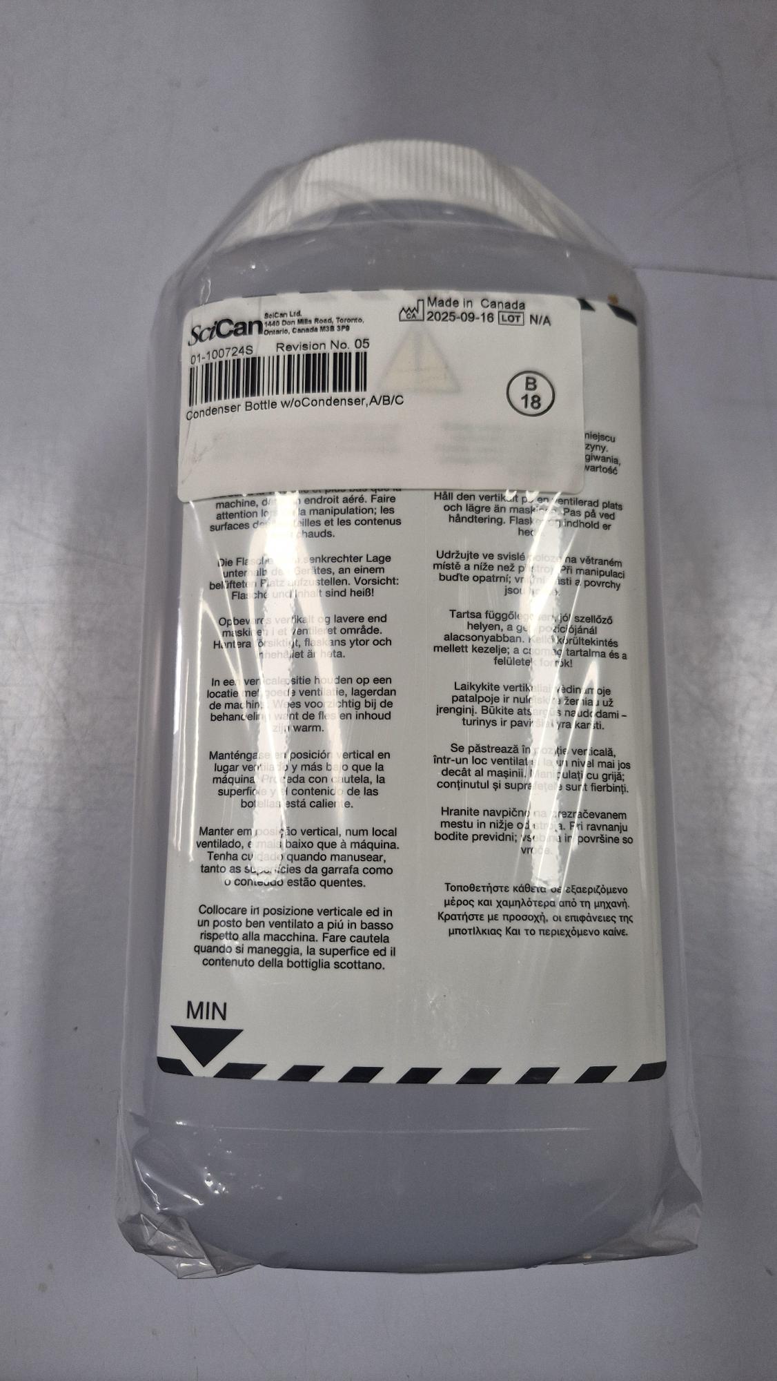 Condensor Bottle w/o Condensor A/B/C 01-100724S